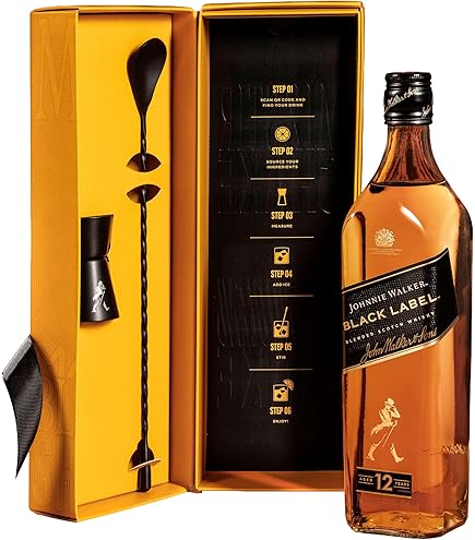 Johnnie Walker 40% Vol Blended Scotch Whisky Black Label 12 Year